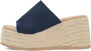 Women Platform Wedges Open Toe Espadrille Sandals Slip On High Heel Mules Comfy Summer Dress Slides Shoes Size 4-16 US