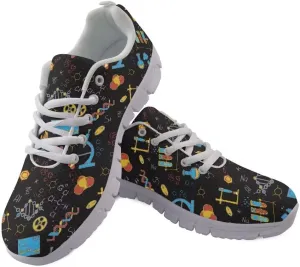 Women Running Shoes Walking Sports Athletic Tennis Sneakers for Girls White Sole