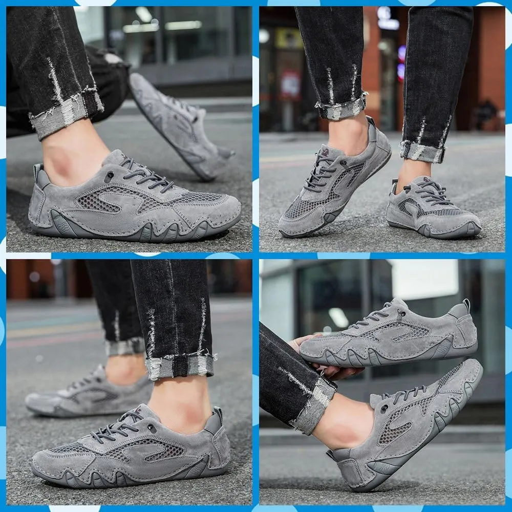 Women's Airy Mesh Hiking Shoes Trail Runners with Non-Slip Grip, Breathable Summer Sneakers for Outdoor Adventures & Casual Walking