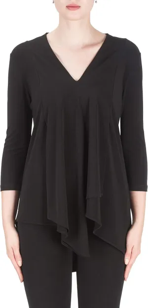 Womens Asymmetrical 3/4 Sleeve Tunic Style 161066J