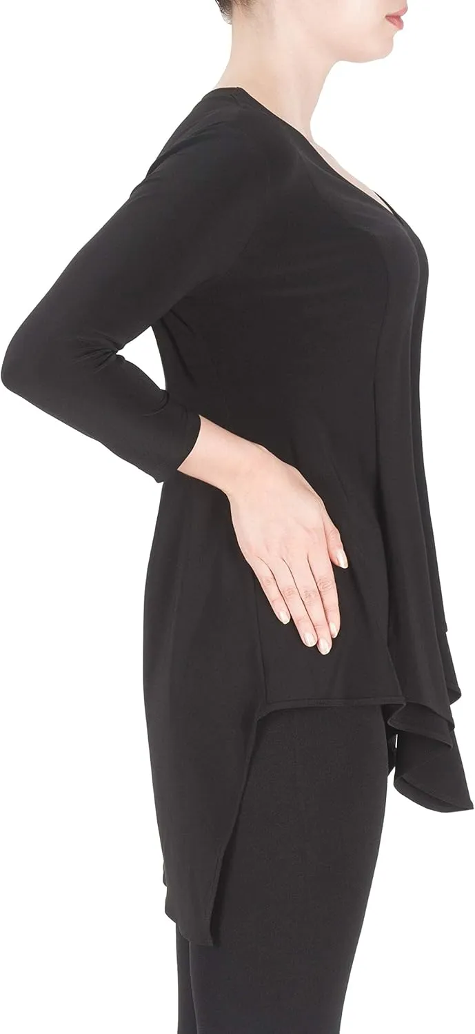 Womens Asymmetrical 3/4 Sleeve Tunic Style 161066J