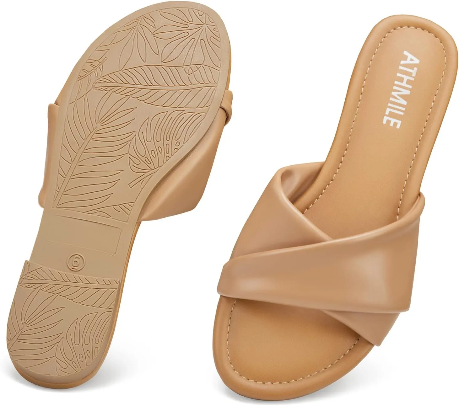 Women's Dressy Summer Flat Comfortable Leather Sandals