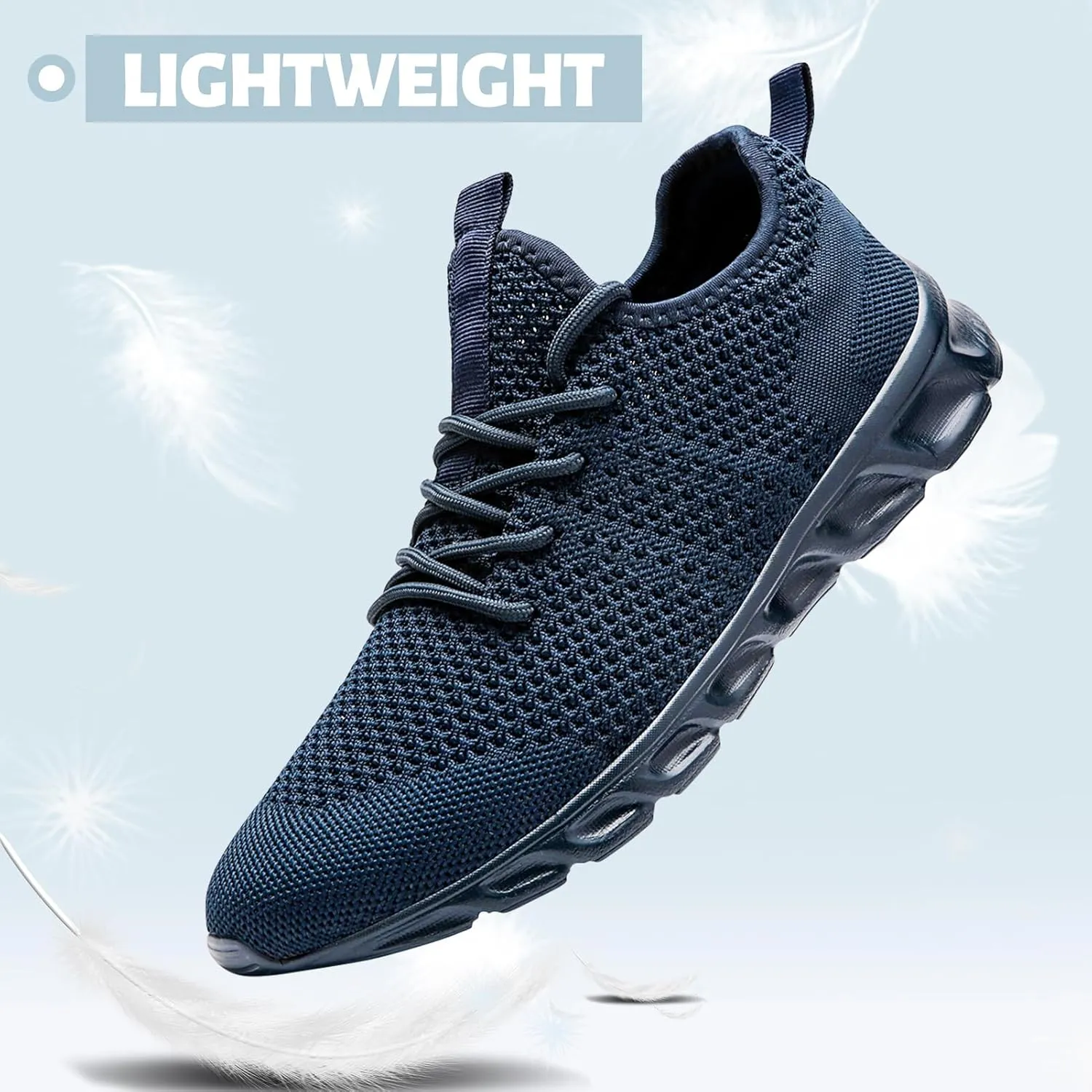 Womens Mens Running Shoes Tennis Sneakers Lightweight Gym Slip on Unisex Shoes Athletic Workout Walking Shoes
