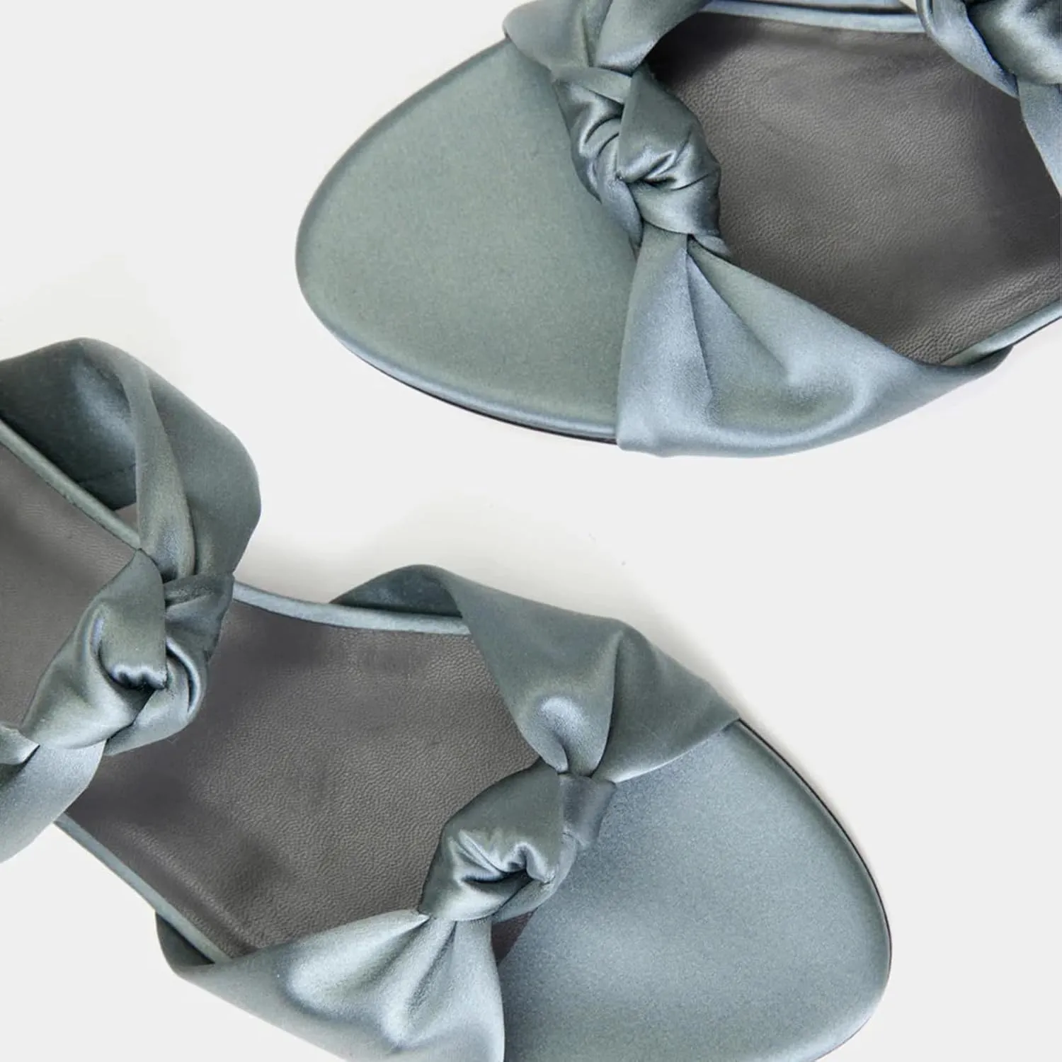 Women's Mule Flats Bow Sandal Slippers Two lace-up Flat Shopping Shoes Pointed Party Shoes