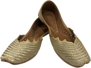 Women's Punjabi Jutti for Ethnic Shoes Soft Mojari Traditional Indian Jooti Leather Sandles Handmade Juti