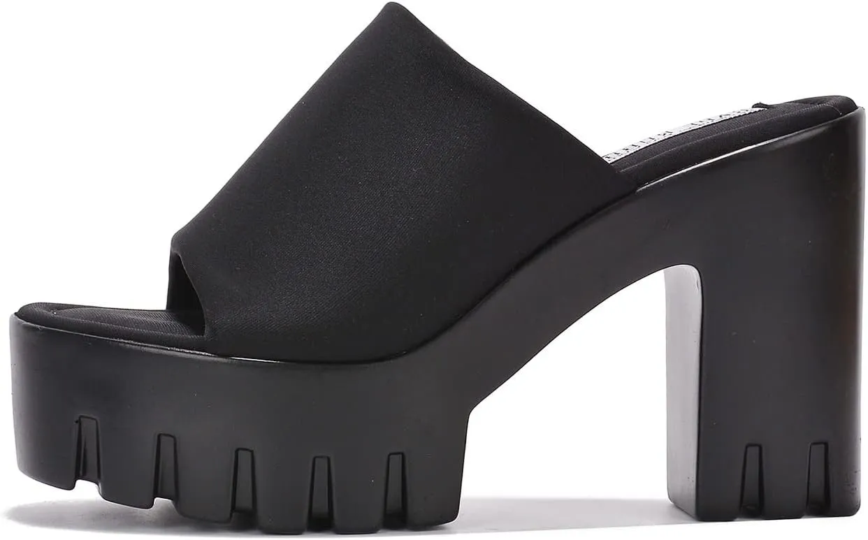 Womens Sandals Shoes Platform Sandal Open Toe Retro Chunky Lug Sole Comfortable Slip On Mule  Memory Foam