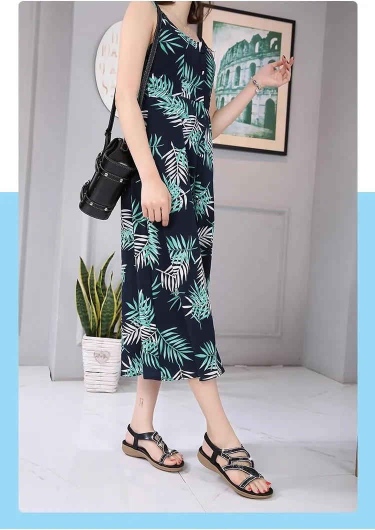 Womens Sandals Summer Dressy Flat Sandals Casual Comfortable Beach Bohemian Sandal Flat Shoes