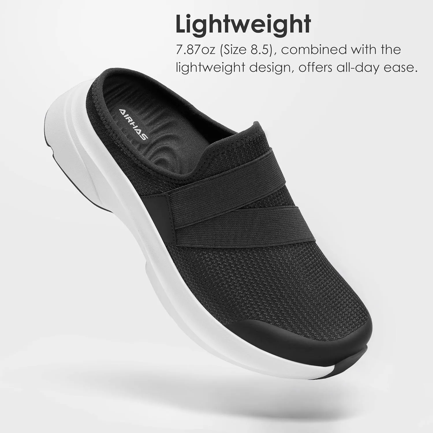 Women's Slip On Shoes Lightweight Walking Mules for Women House Slippers with Arch Support for Indoor and Outdoor