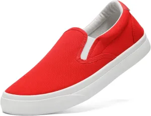 Women's Slip on Sneakers Womens Loafers Classic Canvas Leisure Vintage Flat Fashion Comfortable Elastic Sneakers