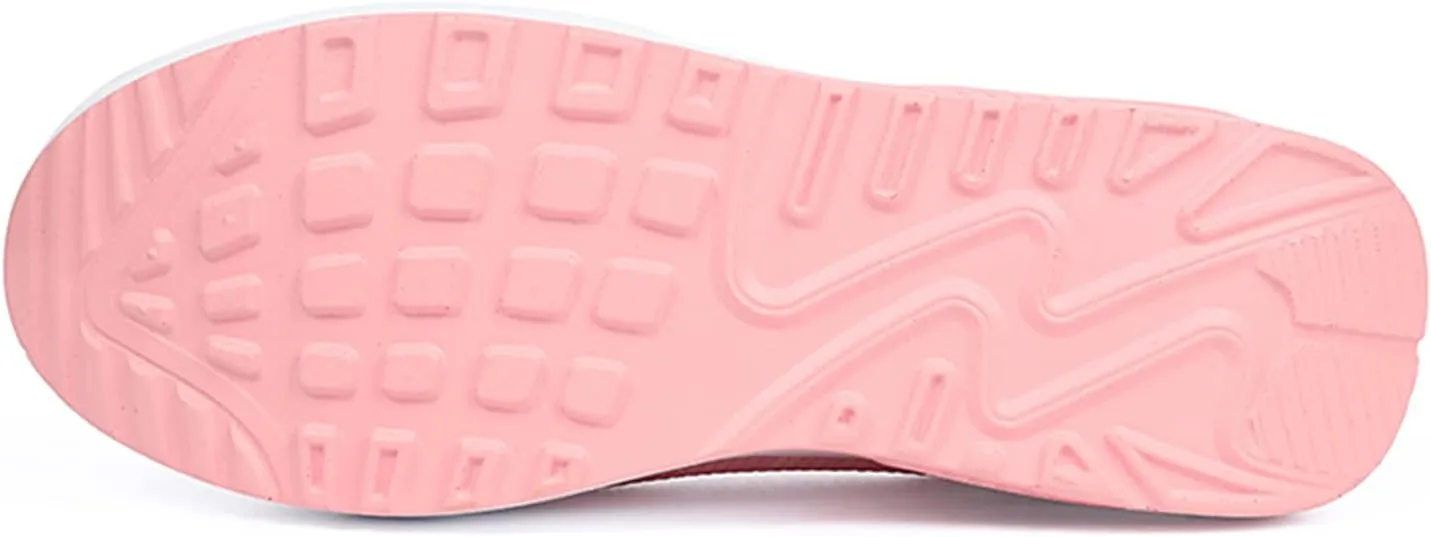 Women's Walking Shoes Socks Sneakers Breathable Mesh Slip-On Casual Shoes Thick Sole Loafers