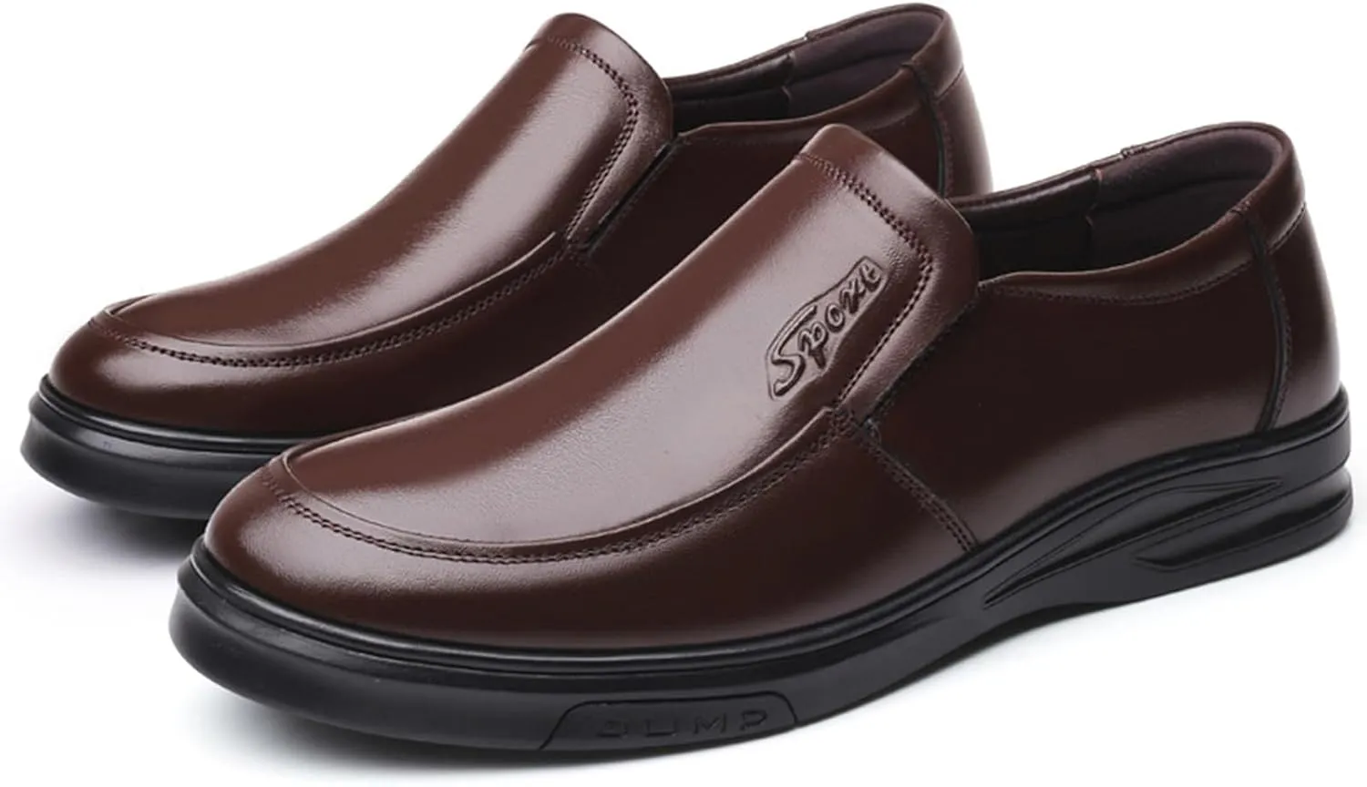 WUIWUIYU Men's Boys' Oxfords Flats Slip-on Business Formal Dress Leather Shoes Wedding Party Shoes