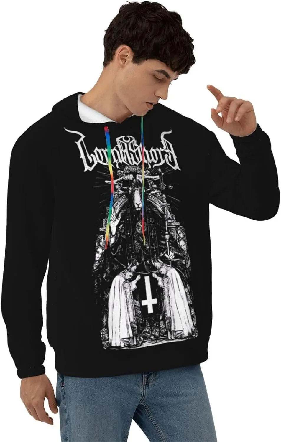 YESKIT Lorna Music And Shore Men's Hoodie Unisex Casual Graphic Pullover Sport Hooded Sweatshirt
