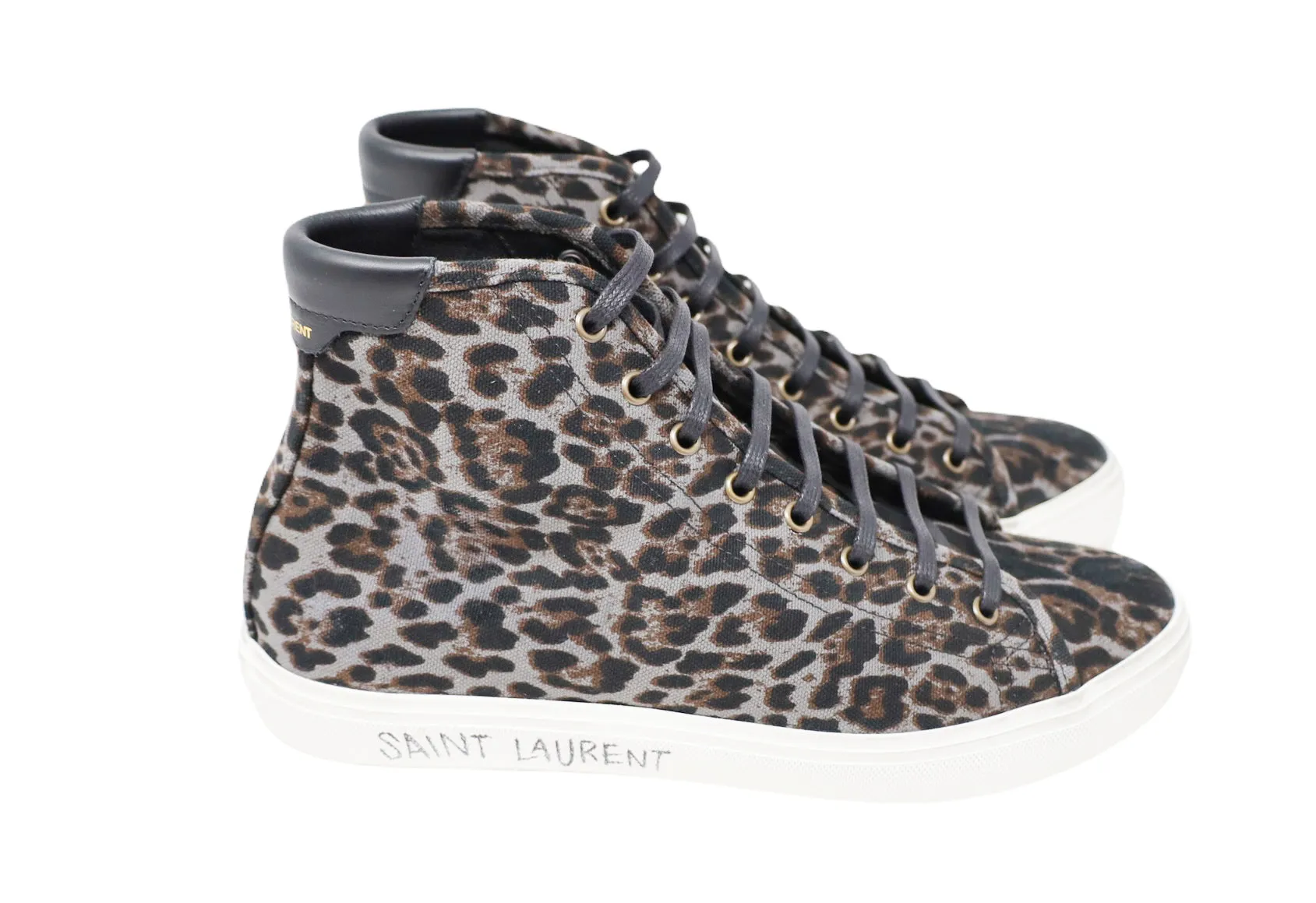 Yves Saint Laurent Men's Mid Top Sneakers in