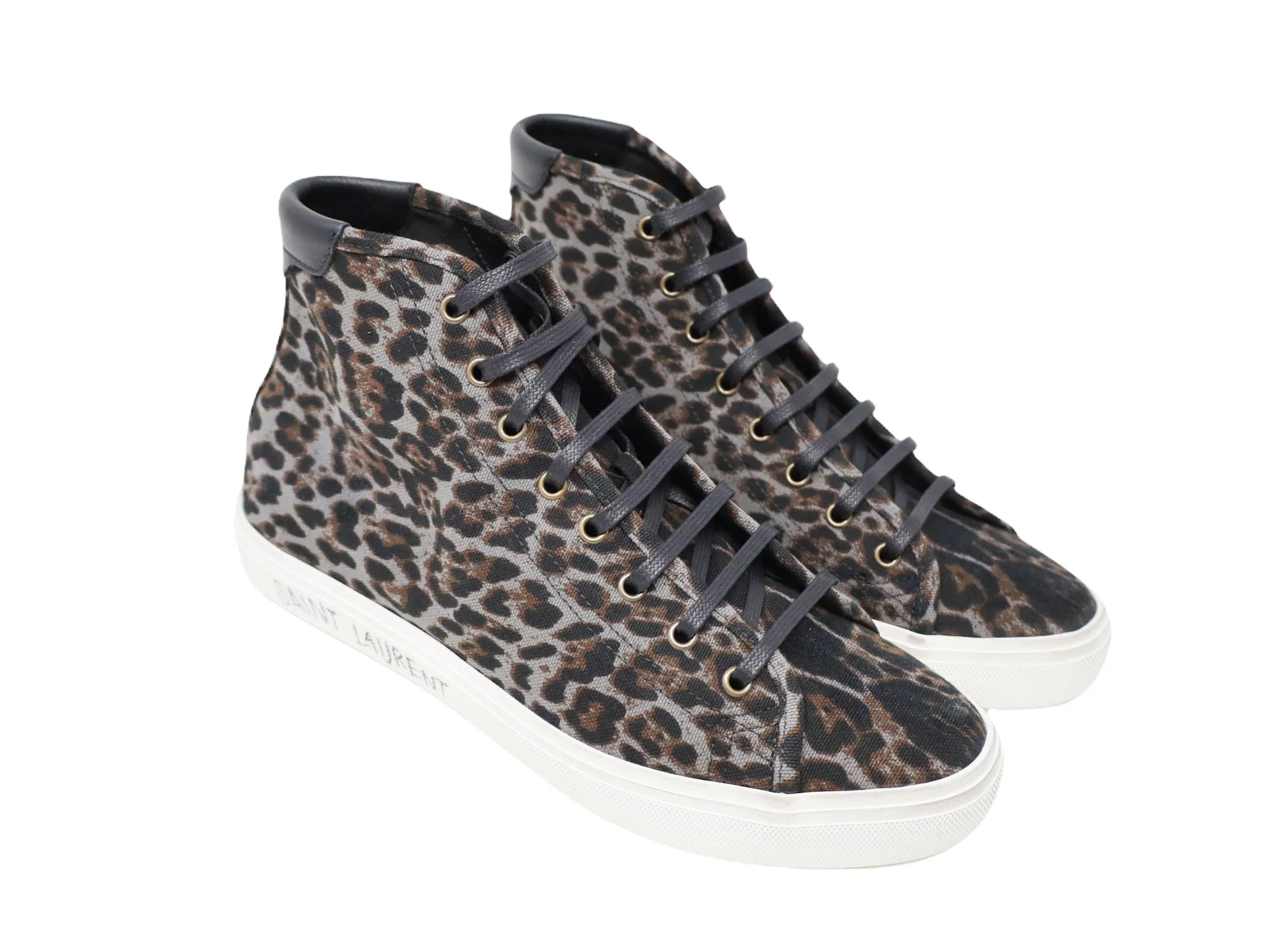 Yves Saint Laurent Men's Mid Top Sneakers in