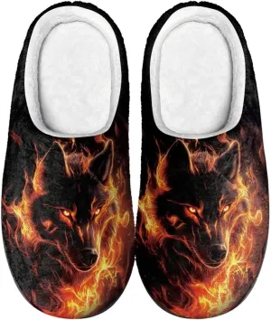 Yzaoxia Slippers for Women Size 5.5-12 Warm Cozy Bedroom Slippers Man Soft Plush House Slippers