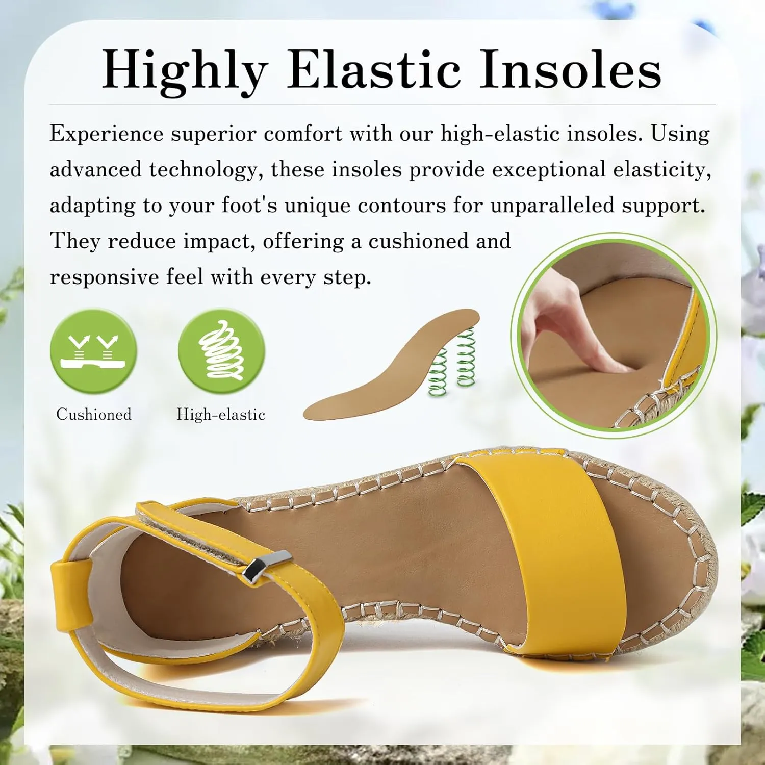 ziitop Espadrille Wedge Sandals for Women