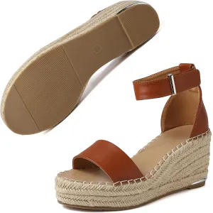 ziitop Espadrille Wedge Sandals for Women