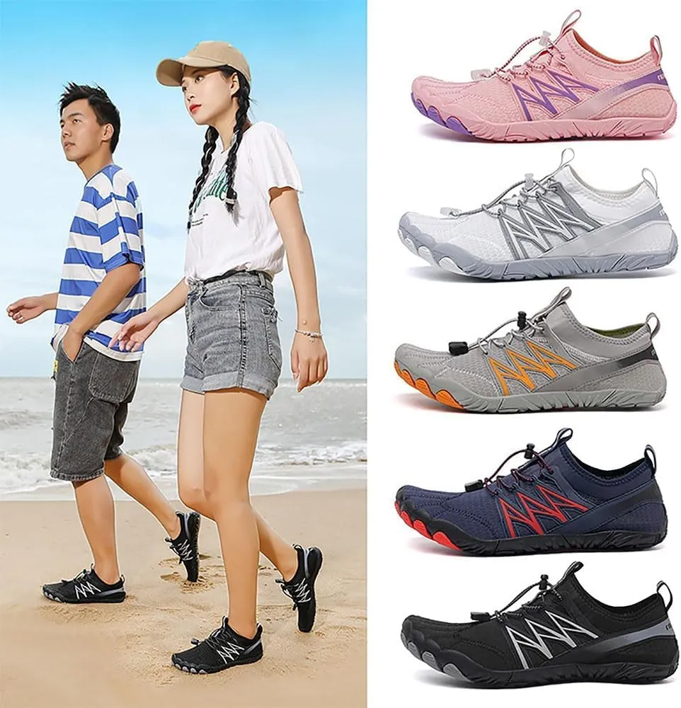 Zureto Grounded Footwear for Women Men with Neuropathy, Comfortable Lightweight Non-Slip Barefoot Shoes Hiking Shoes