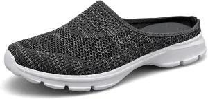ZWRXW Mules for Women 2025 Summer Air Cushion Platform Mesh Mules Sneaker Non Slip Orthopedic Sneakers Arch Support Diabetic Fasciitis Sandals Lightweight Breathable Slippers Closed Toe Wedge Sandals